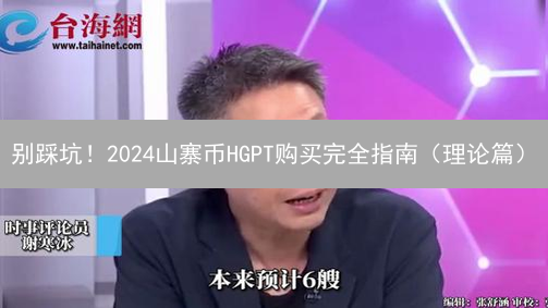 别踩坑！2024山寨币HGPT购买完全指南（理论篇）