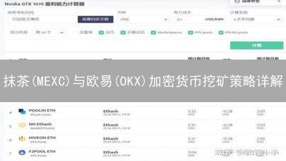 抹茶(MEXC)与欧易(OKX)加密货币挖矿策略详解