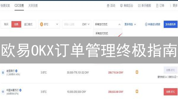 欧易OKX订单管理终极指南：高效交易的秘密武器！
