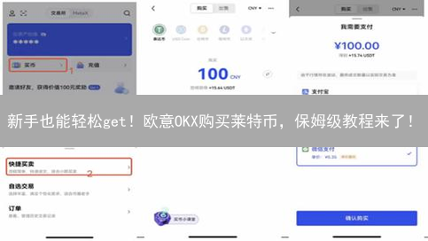 新手也能轻松get！欧意OKX购买莱特币，保姆级教程来了！